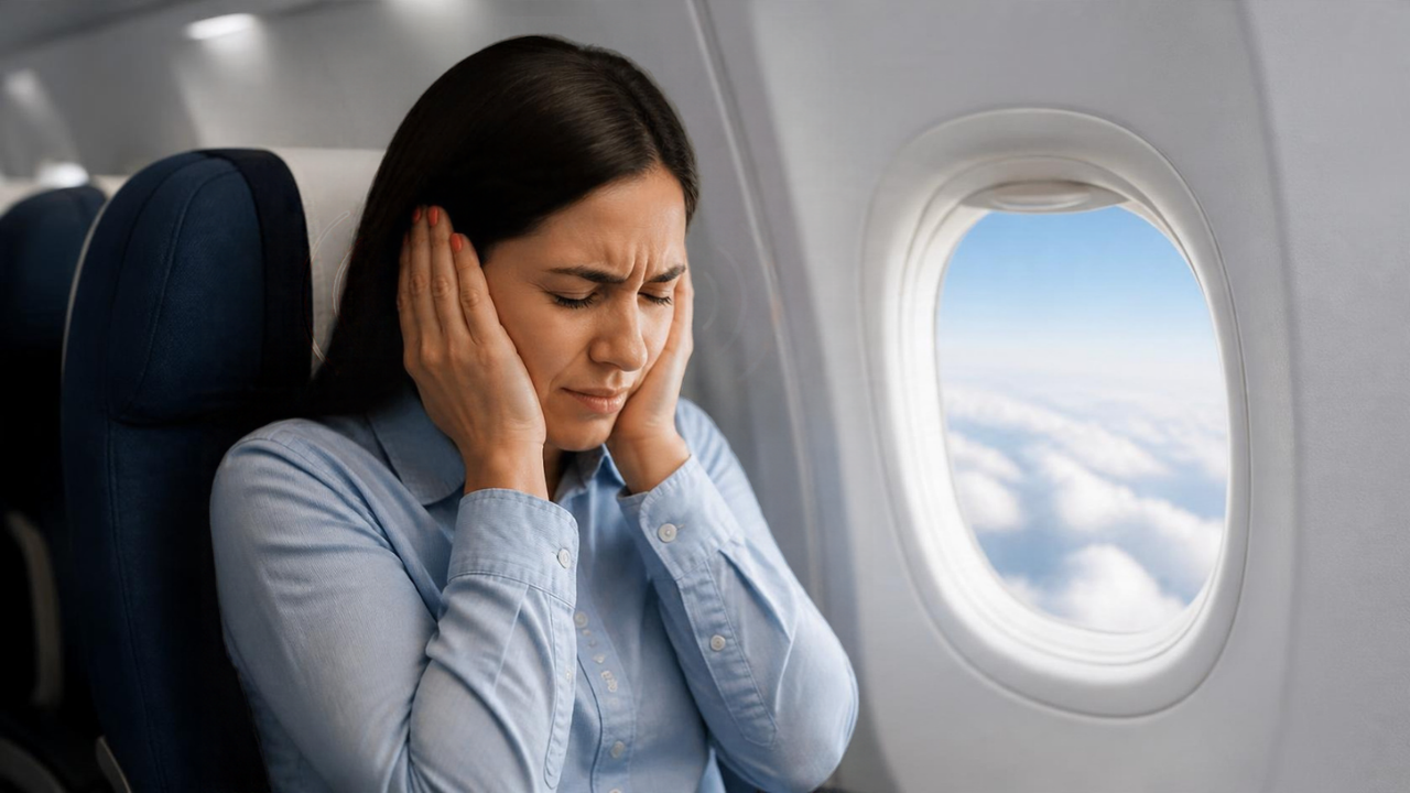 ¿Por qué se taponan los oídos al viajar en avión? Presión en el despegue y el aterrizaje