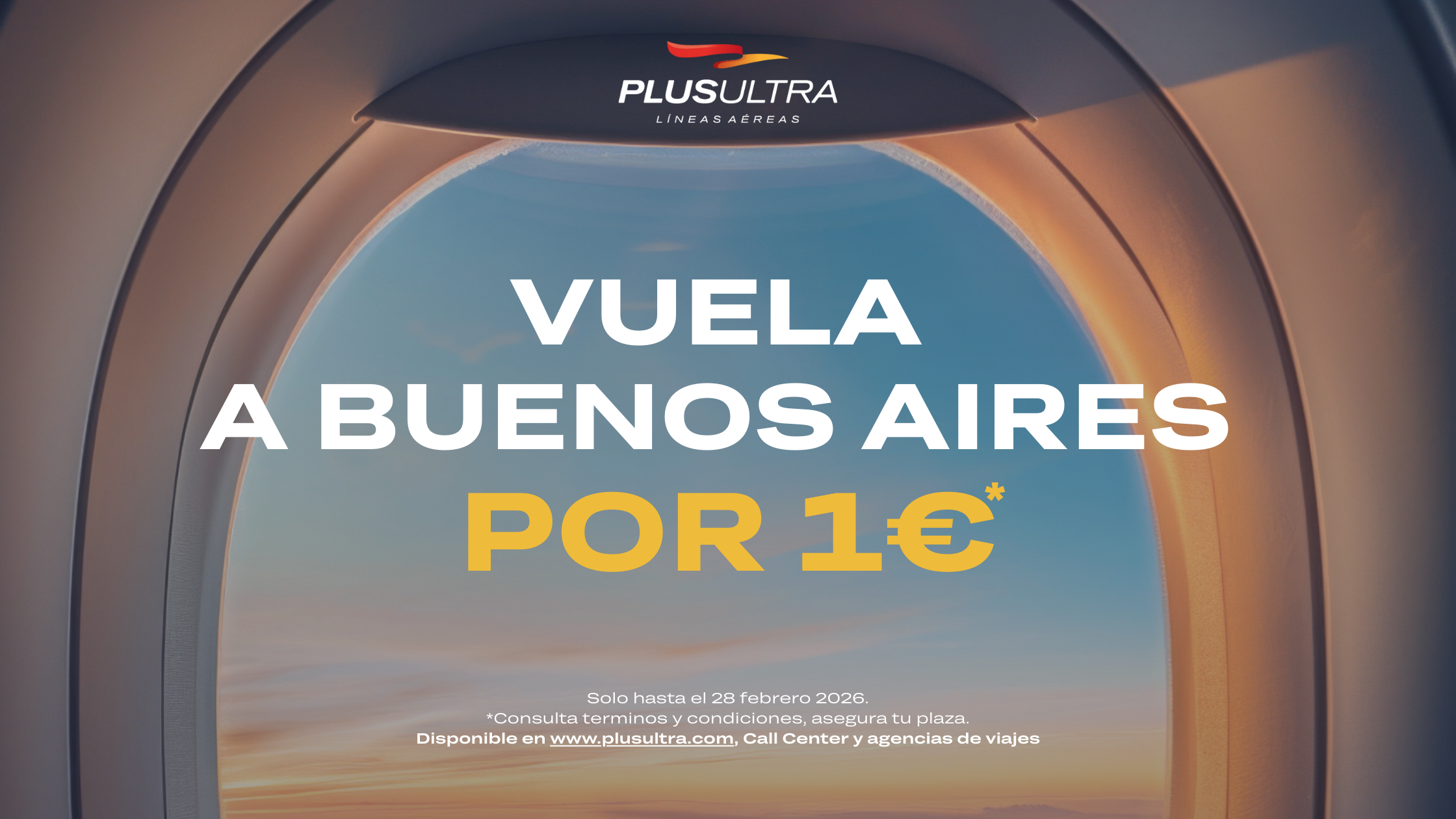 Vuela entre Madrid y Buenos Aires por 1€*